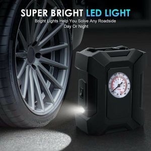 Compressore d'aria elettrico portatile 12V DC 150 PSI per auto, gonfiatore pneumatici a 150 PSI di pressione - Product Image 3