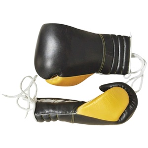 ถุงมือชกมวยแบบผูกเชือก หนังแท้ สำหรับฝึกซ้อม มวยไทย คิกบ็อกซิ่ง MMA และซ้อมกับกระสอบทราย - Product Image 6