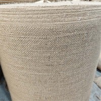 Tissu en toile de jute et en toile de jute naturelle pour l'emballage et le conditionnement, rouleau de toile de jute naturelle pour la décoration de la maison, l'artisanat et le bricolage