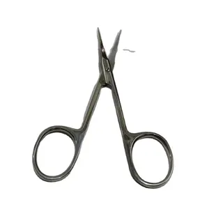 Fine Points Extra Sharp Stainless Steel Nail Scissors Cuticle Cutter Stainless Steel Dead Skin Remover Pedicure Scissors