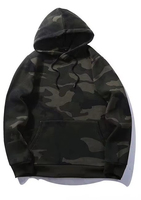 Sweat à capuche d'hiver personnalisé imprimé numériquement, style streetwear, 100% coton molletonné avec poche, respirant pour homme