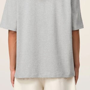 Diseño de Logotipo Personalizado para Compradores al por Mayor, Camiseta Casual y Moderna de Corte Cuadrado, 100% Algodón Grueso, Hombros Caídos, Color Sólido - Product Image 6