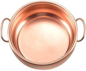 Olla de Cobre de Alta Pureza (99.95%) para Cocina de Inducción, Ecológica, Duradera, en Varios Tamaños, Uso Exclusivo, Hecha a Mano - Product Image 4