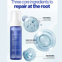 SMIB Mousse Nettoyante Probiotique Postbiotique pour Cuir Chevelu, Niacinamide, Pro-Vitamine B5, Acide Salicylique, Anti-Pelliculaire, Contrôle du Sébum, Nettoyage en Profondeur