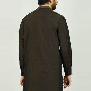 Shalwar Kameez pour hommes, vêtements traditionnels, tissu en coton, design élégant, fabrication sur mesure, vente en gros, usine de mode, Bandhgala - Product Image 2
