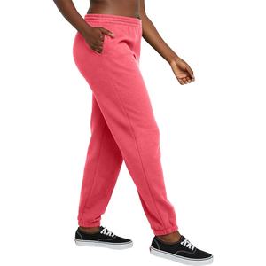 <b>Women's</b> Heavyweight Pink Sweatpants Thick <b>Fleece</b> Jogging <b>Trousers</b> with Flat Front Style Loose Fit Winter Wear Low MOQ - Product Image 3