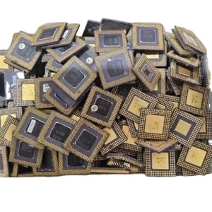เศษซากซีพียูมือสองขายส่งสำหรับรุ่น 486 และ 386 พร้อมขาชุบทอง เศษซากซีพียูเซรามิกสำหรับกู้คืนทองคำ - Product Image 1