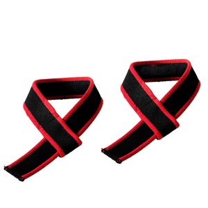 Bandes de poignet en coton et polyester pour le fitness, sangles de musculation en coton robustes avec logo personnalisé pour soulevé de terre - Product Image 4