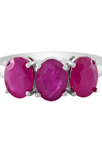 แหวนทับทิมเงินแท้ 92.5 รุ่น KLSR-11095 - Product Image 3