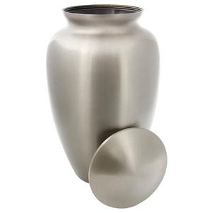 Urna Funeraria de Peltre Estilo Americano Clásico, Capacidad de 200 Pulgadas Cúbicas, Color Blanco, Conmemora a un Ser Querido - Product Image 2