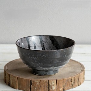 2026 Bol à nouilles en grès japonais fait main, motif régulier, écologique, luxe léger, motif de bordure effet cuit, pour dégustation de thé, par UO - Product Image 1