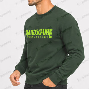 Nuevo suéter de manga larga para hombre, de color sólido, estilo casual, básico, de algodón mezclado, grueso. - Product Image 3
