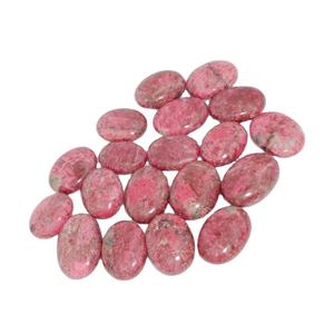 Piedra de Palma Ovalada Pulida Natural de Tulita Rosa, Cristal Curativo para Reiki, Meditación, Feng Shui, Decoración del Hogar, Venta al por Mayor - Product Image 1