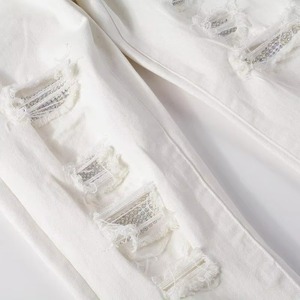 กางเกงยีนส์ผู้ชาย สตรีทแวร์ ซักแล้ว ระบายอากาศได้ดี เป็นมิตรกับสิ่งแวดล้อม เหมาะสำหรับฤดูหนาว ฤดูใบไม้ร่วง ฤดูร้อน ใส่ได้ทั้งกลางแจ้งและในเมือง คุณภาพสูง รับผลิตตามแบบ (OEM) ขายส่ง สินค้าใหม่ - Product Image 6