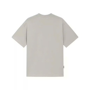Camiseta Básica de Algodón Negra para Hombre, 280 Gramos, Cuello Redondo, Manga Corta, Corte Holgado, Color Sólido, Tejido Jersey - Product Image 3