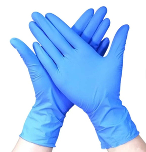 Gants en nitrile jetables bleu foncé sans poudre S / M / L / XL Marque Heartmed Bonne qualité Prix abordable - Product Image 1