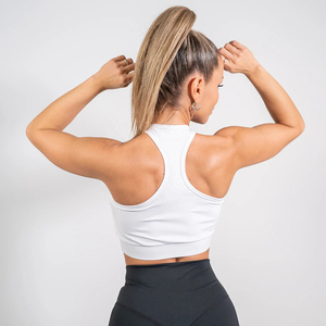 Conjunto de Yoga Ligero de Alta Calidad para Mujer, Sin Mangas, con Logotipo Personalizado, Ropa Deportiva para Gimnasio, Material Spandex - Product Image 6