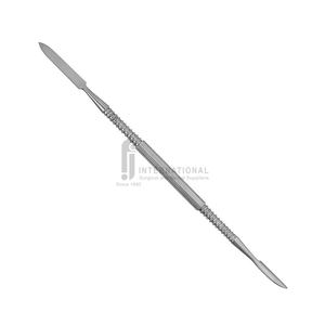 Espátula Plana Ergonómica Manual de Acero Inoxidable de Doble Punta, la Más Demandada, para Instrumentos Dentales Lecron - Product Image 2
