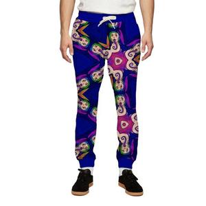Men's Printed <b>Joggers</b> Elastic Waist Drawstring Sweatpants Black <b>White</b> Mandala Pattern Casual Autumn Wear 100% Polyester Pants - Product Image 5