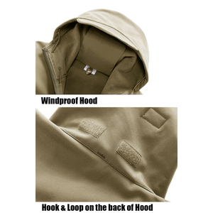 Chaqueta Bomber Softshell para Hombre, Talla Grande, para Primavera y Otoño, Deportes al Aire Libre, Camping, Viajes, Impermeable, Cortavientos, Precio Económico - Product Image 4
