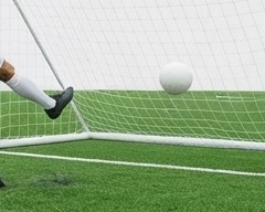 But de football pliable KLTW INT'L pour l'entraînement des enfants, pratique sur terrain gazonné, matériau PP blanc, montage facile, utilisation toutes saisons - Product Image 2