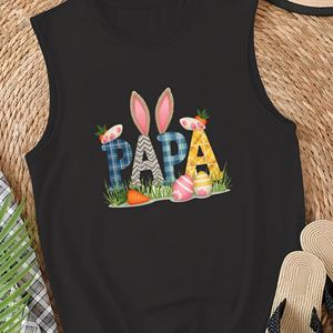 PAPA con patrones únicos Chaleco casual de mujer - Product Image 2