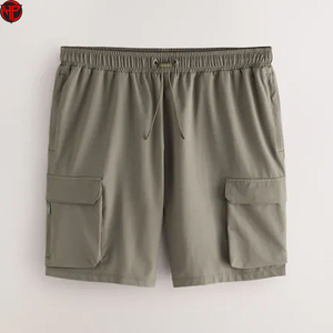 Pantalones Cortos Cargo para Hombre, de Secado Rápido, Transpirables, de Poliéster, Cintura Media, Cierre de Cremallera, con Bolsillos, Logotipo Frontal, Ropa Casual para Exteriores - Product Image 6