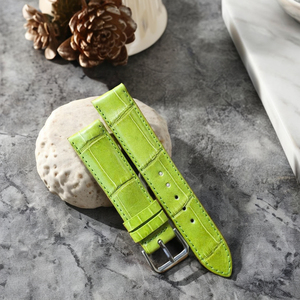 Wholesale Luxury Crocodile Leather Watch Strap Customized High Quality Band for Watch From Vietnam Leather Watch Bands - Product Image 2