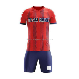 Conjunto de Camiseta y Pantalones Cortos de Fútbol Fitryder Sialkot, Sublimados, de Secado Rápido, Transpirables, 100% Poliéster, para Hombre y Jóvenes, Venta al Por Mayor para Equipos - Product Image 6