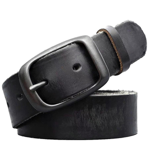 Custom Engraved Buckle Leather Belt Full Grain Genuine Leather Premium Handmade Classic Durable Personalized Fashion Belt - Product Image 6