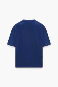 <b>mens</b> <b>navy</b> <b>blue</b> dark <b>blue</b> plain solid blank raglan sleeve relaxed fit short sleeve tshirt crewneck basic tee top - Product Image 6