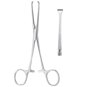 Pinces Allis chirurgicales en acier inoxydable, pince à tissus avec verrouillage à cliquet pour hôpital, clinique, salle d'opération - Product Image 3