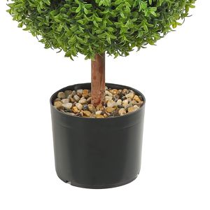 2x Sfere Artificiali di Bosso da 40,6 cm in PE, Decorazione da Giardino, Pianta Artificiale e Sfera Verde per Vaso - Product Image 6