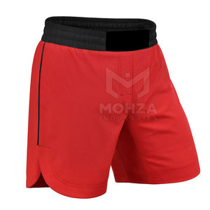 Nuevos Shorts MMA de Color Sólido para Hombre, Servicio OEM, Venta al Por Mayor, Hechos a Medida, Transpirables, de Secado Rápido, Spandex/Poliéster - Product Image 3