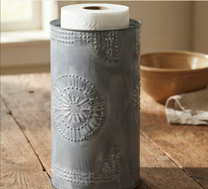 Premium Galvanized Metal Tin <b>Tissue</b> Roll Holder Stand Perfect For Home Kitchen Use Table Use And Bathroom Use Napkin Stand - Product Image 3