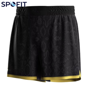 <b>Long</b> Sleeve Shirt And <b>Shorts</b> Fitness Quick-Dry Running Sportswear 2-Piece Printed Spandex/Nylon Rash Guard <b>Shorts</b> Set <b>for</b> <b>Men</b> - Product Image 5