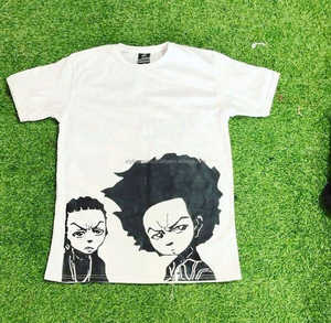 Streetwear personnalisé de haute qualité Boîte surdimensionnée T-shirt poids lourd graphique en coton pour hommes - Product Image 3