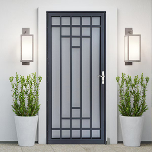 Puerta de seguridad de acero de lujo (EF) ALL, 36 x 80, puerta de seguridad contra tormentas de hierro, DISPONIBLE - Product Image 2