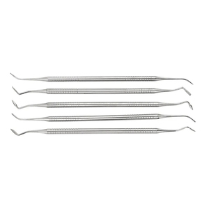 Kit de 5 instruments dentaires manuels en acier inoxydable de haute qualité pour composite, spatules et couteaux de restauration - Product Image 2