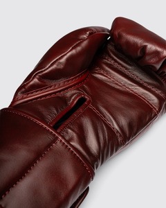 Gants de boxe de luxe de qualité supérieure en cuir marron, personnalisés, durables et super confortables pour l'entraînement de la boxe. - Product Image 5