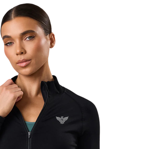 <b>Womens</b> Full Zip Knitted Sports <b>Jacket</b> Long Sleeve Gym Workout Running Yoga Fitness Stretch Soft Breathable Quick Dry Coat - Product Image 4