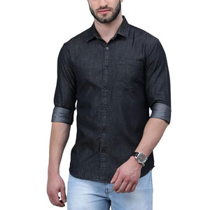 เสื้อเชิ้ตยีนส์ผ้าฝ้าย 100% ระบายอากาศดี ทันสมัย สวมใส่สบาย แบบลำลอง ติดกระดุมด้านหน้า แฟชั่นสำหรับผู้ชาย - Product Image 1
