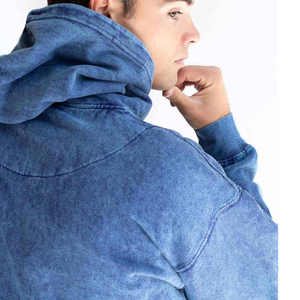 เสื้อฮู้ดดี้ผู้ชายไซส์ใหญ่ คุณภาพพรีเมียม สกรีนโลโก้ได้ตามต้องการ สไตล์ลำลอง สตรีทแวร์ ทรงหลวม ดีไซน์สวมใส่สบาย - Product Image 5