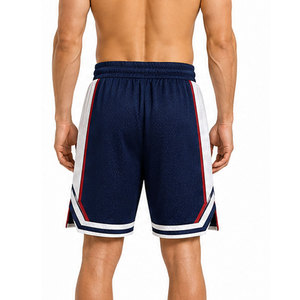 Custom Men's Solid Mesh <b>Athletic</b> Shorts with Premium Lightweight 100% Polyester Fabric Breathable & Quick Dry - Product Image 3