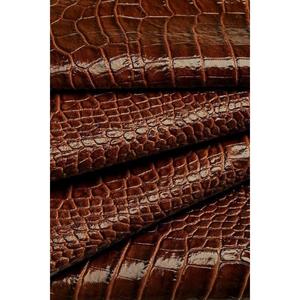 Cuir de buffle véritable pleine fleur poli pour sacs, pochettes, cabas, marron vintage, accessoires de maroquinerie, prix de gros - Product Image 4