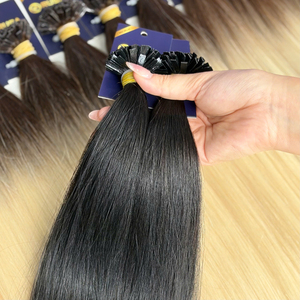 Extensiones de Cabello Virgen Vietnamita Rusa al por Mayor con Punta Plana, Súper Doble Trama, Personalizadas, con Punta en I, Tejido Doble a Máquina, de 10 a 34 Pulgadas - Product Image 4