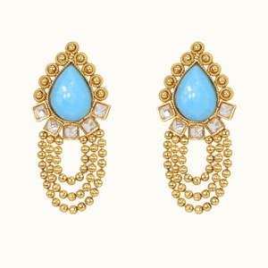 Trendy Fashionable Kanhai Jewels 8308 <b>Drop</b> Earrings Copper Alloy Antique <b>Bronze</b> Plated ZIRCON Butterfly Shape Stylish Fashion - Product Image 4