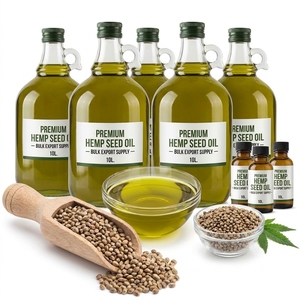 Huile de graines de chanvre pressée à froid 10MT en vrac pour produits oméga végétaliens, approvisionnement en huile de chanvre en vrac, qualité nutritionnelle à base de plantes - Product Image 1