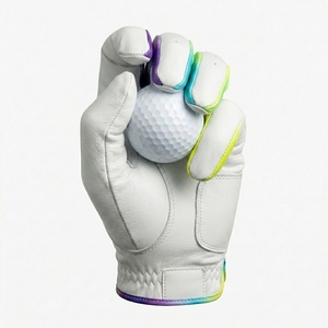 Premium Unisex Cabretta Leather Golf <b>Glove</b> Left Hand Soft Grip Breathable Floral Pattern Outdoor Sports OEM ODM Supplier - Product Image 4