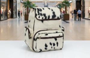 Sac à dos en cuir véritable de qualité supérieure avec fermeture éclair, pour voyage, ordinateur portable, école, grande capacité 20-35L, multifonction, unisexe HNBP-0037 - Product Image 6